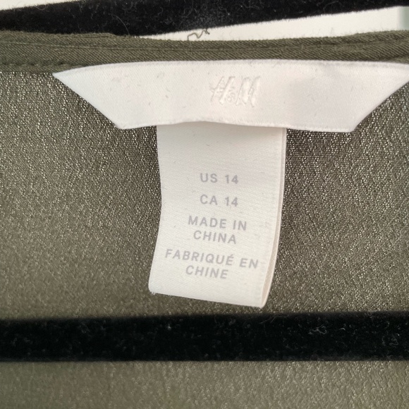 H&M Olive Green Dress - Picture 3 of 3